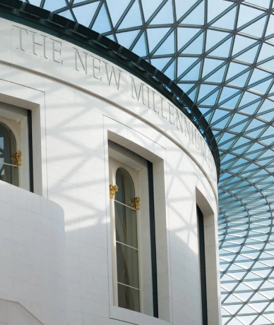 The Great Court at the British Museum.