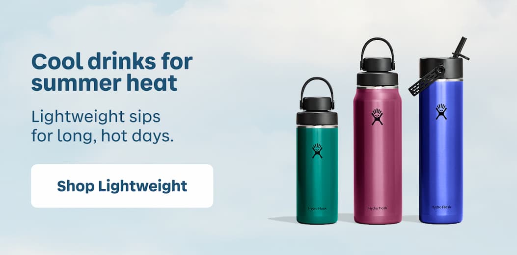 Cool drinks for summer heat. Lightweight sips for long, hot days. | Shop Lightweight