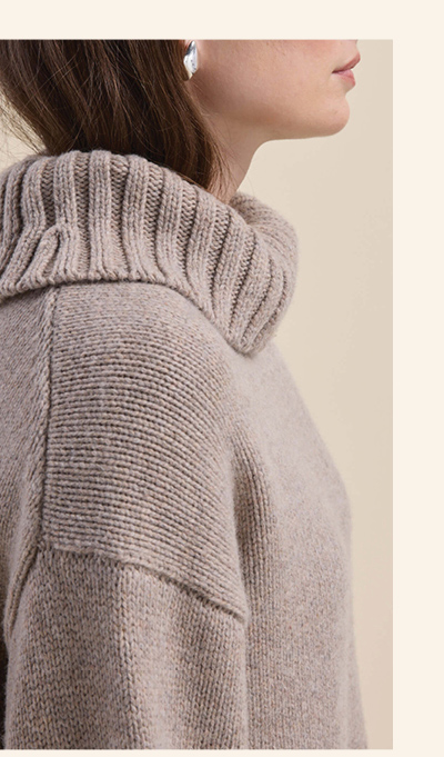 Holly Wool Blend Roll Neck Sweater