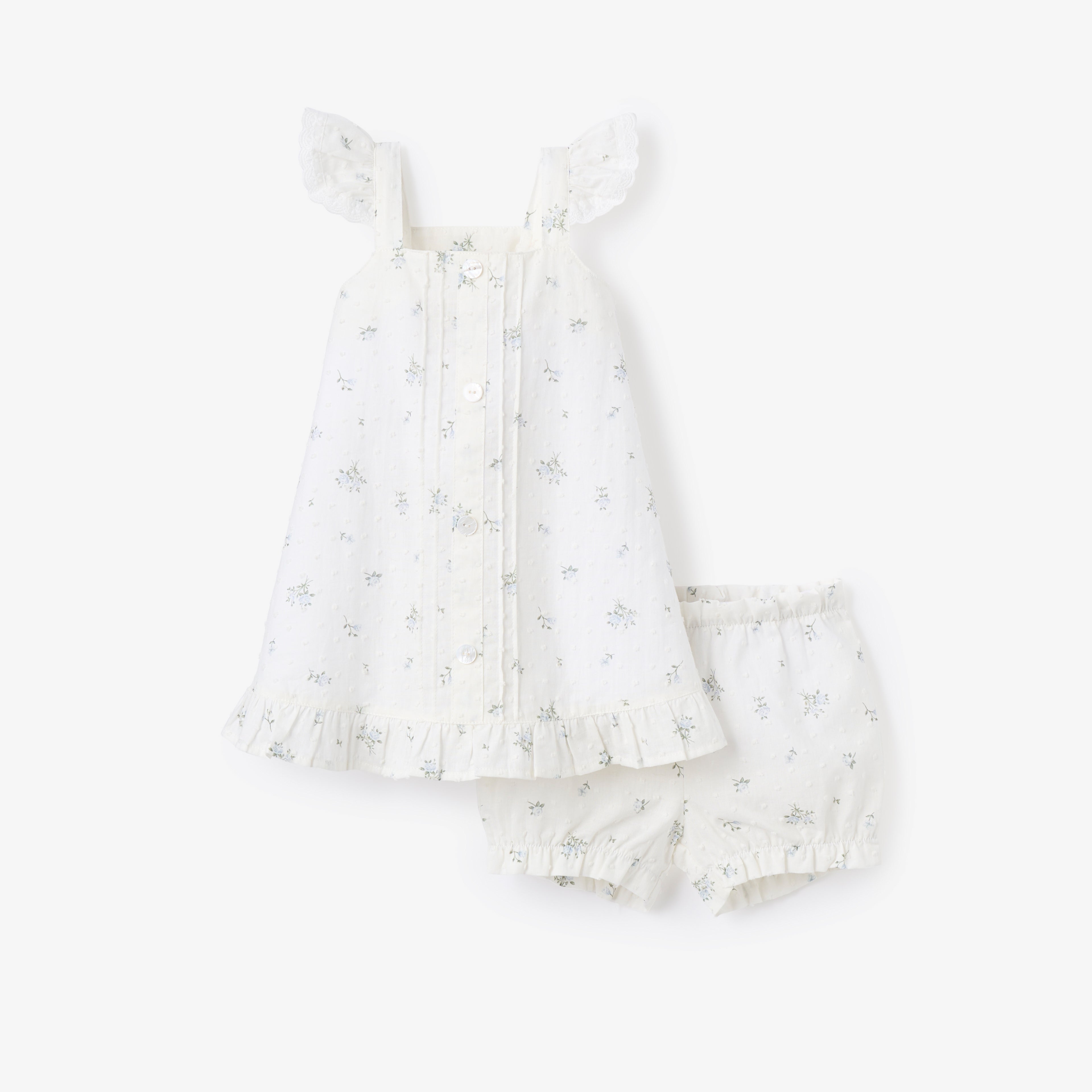 Image of English Rose Swiss Dot Dress