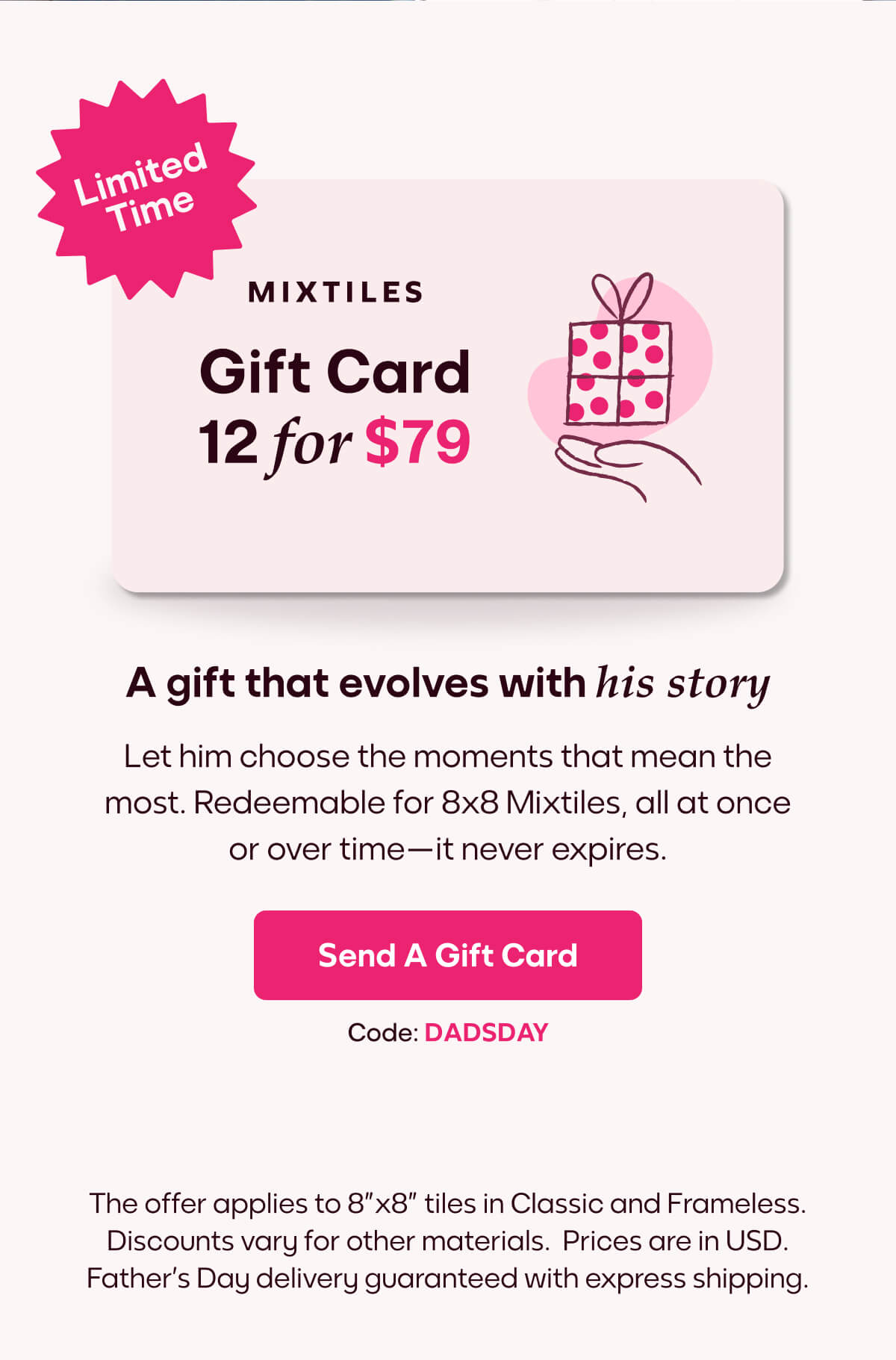 [MIXTILES] Give the joy of lasting memories with Mixtiles. | ORDER NOW