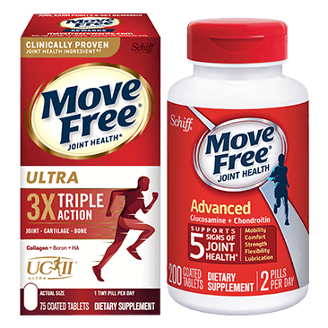 Schiff Move Free Ultra or Advanced Joint Supplement Tablets