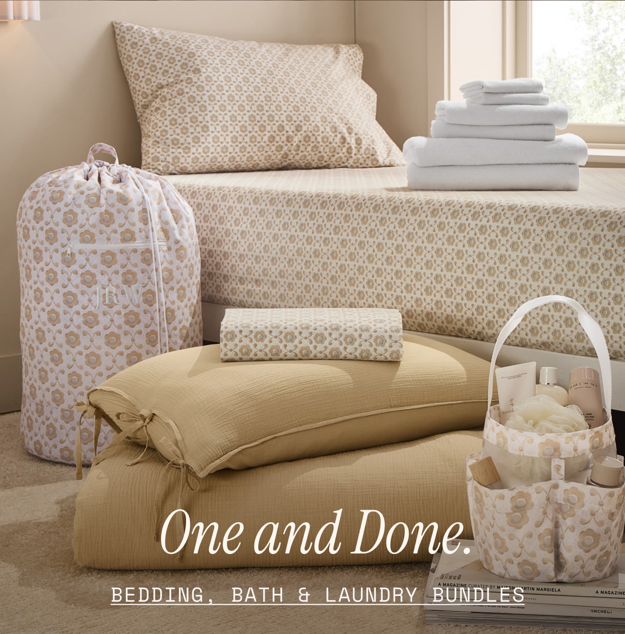 BEDDING, BATH AND LAUNDRY BUNDLES