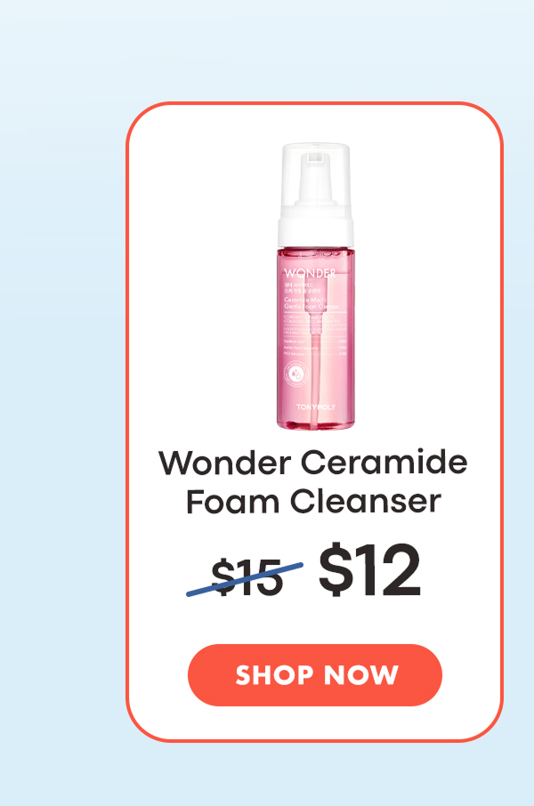 Wonder Ceramide Mochi Gentle Foam Cleanser