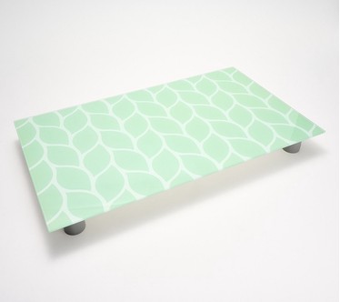 Temp-tations Tempered Glass Countertop Tray