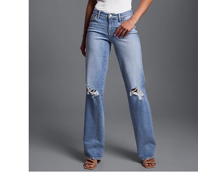 Fit No. 53 Wide Leg Stretch Jean