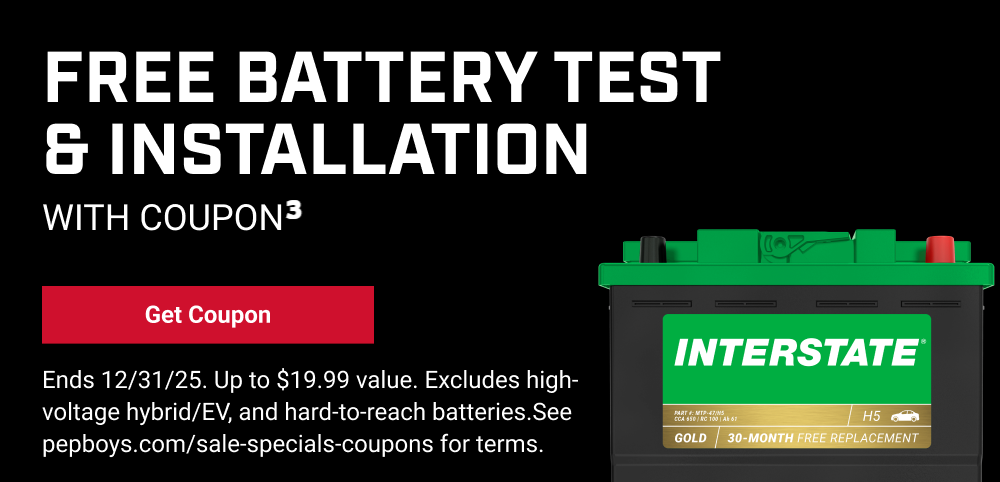 FREE BATTERY TEST & INSTALLATION(3)