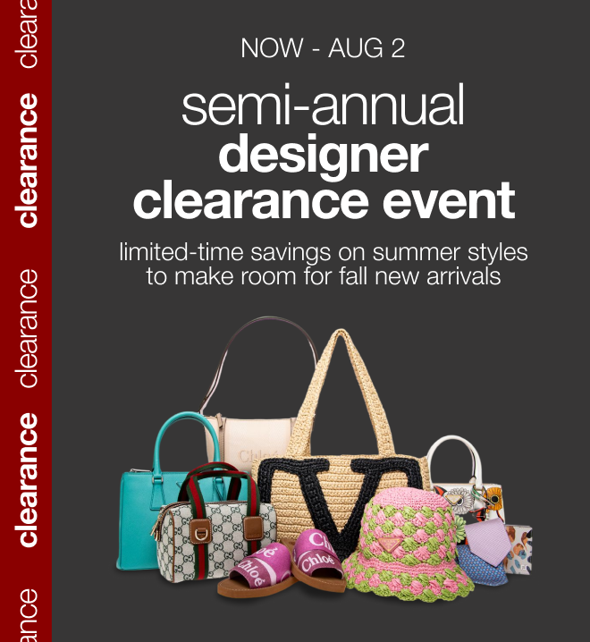 Shop the Semi-Annual Designer Clearance
