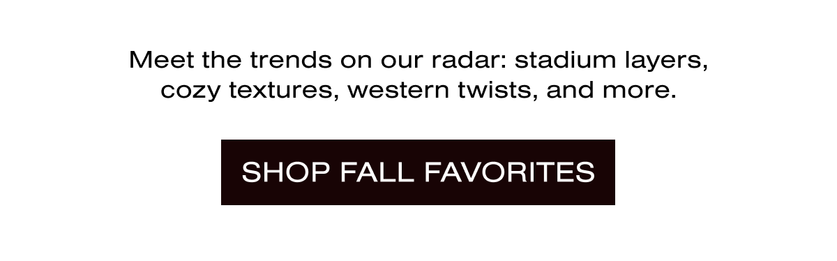 Fall Favorites