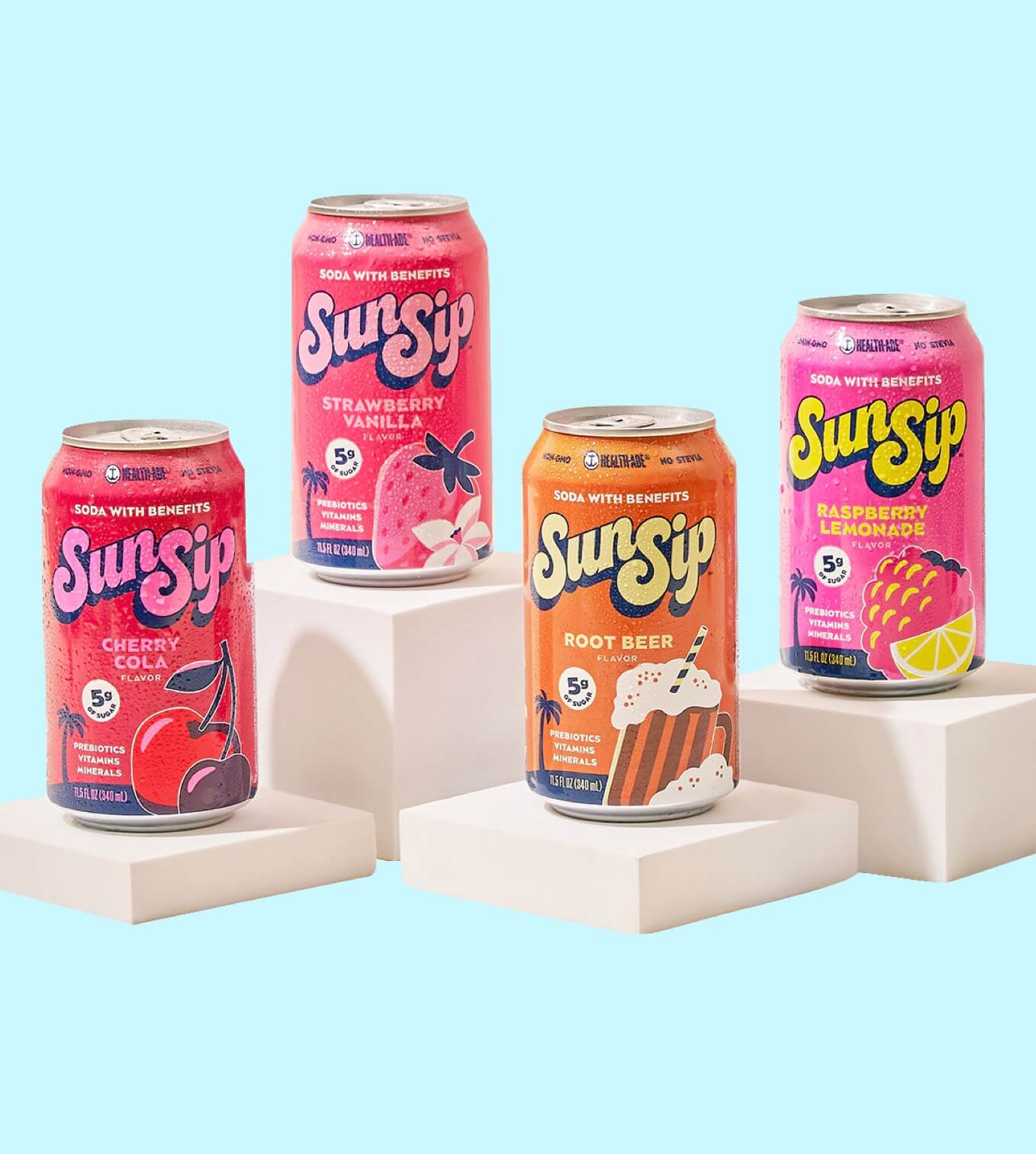SunSip Soda Cans