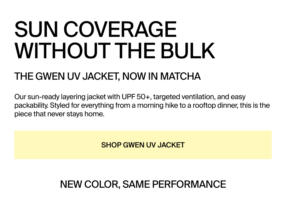 Shop GwenUV Jacket in Matcha