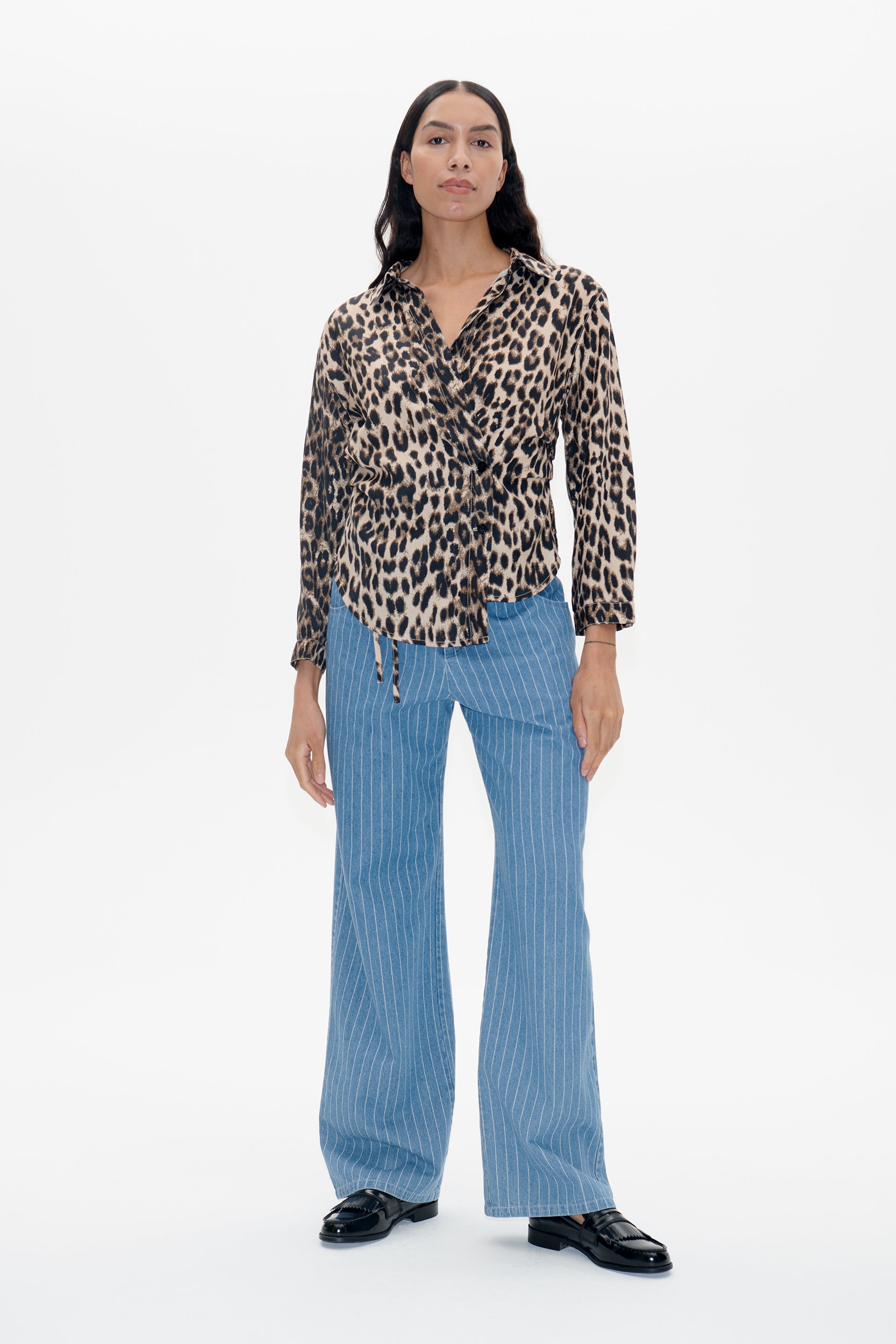 Image of MALUCA SHIRT | Brown Baum Leopard