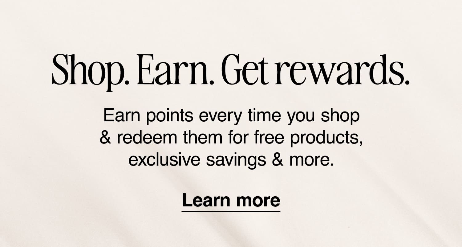 Shop. earn. get rewards.
