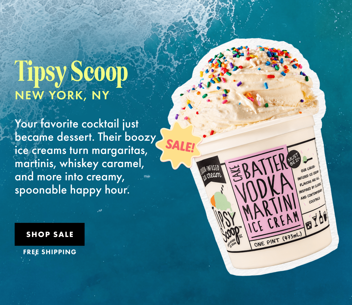 Tipsy Scoop Boozy Ice Cream