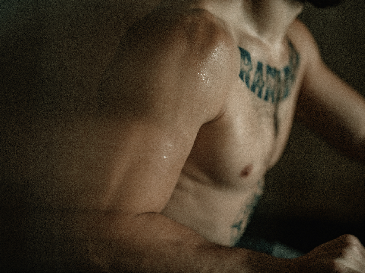 Man exercising