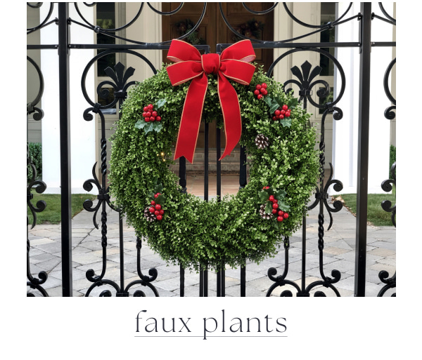 faux plants
