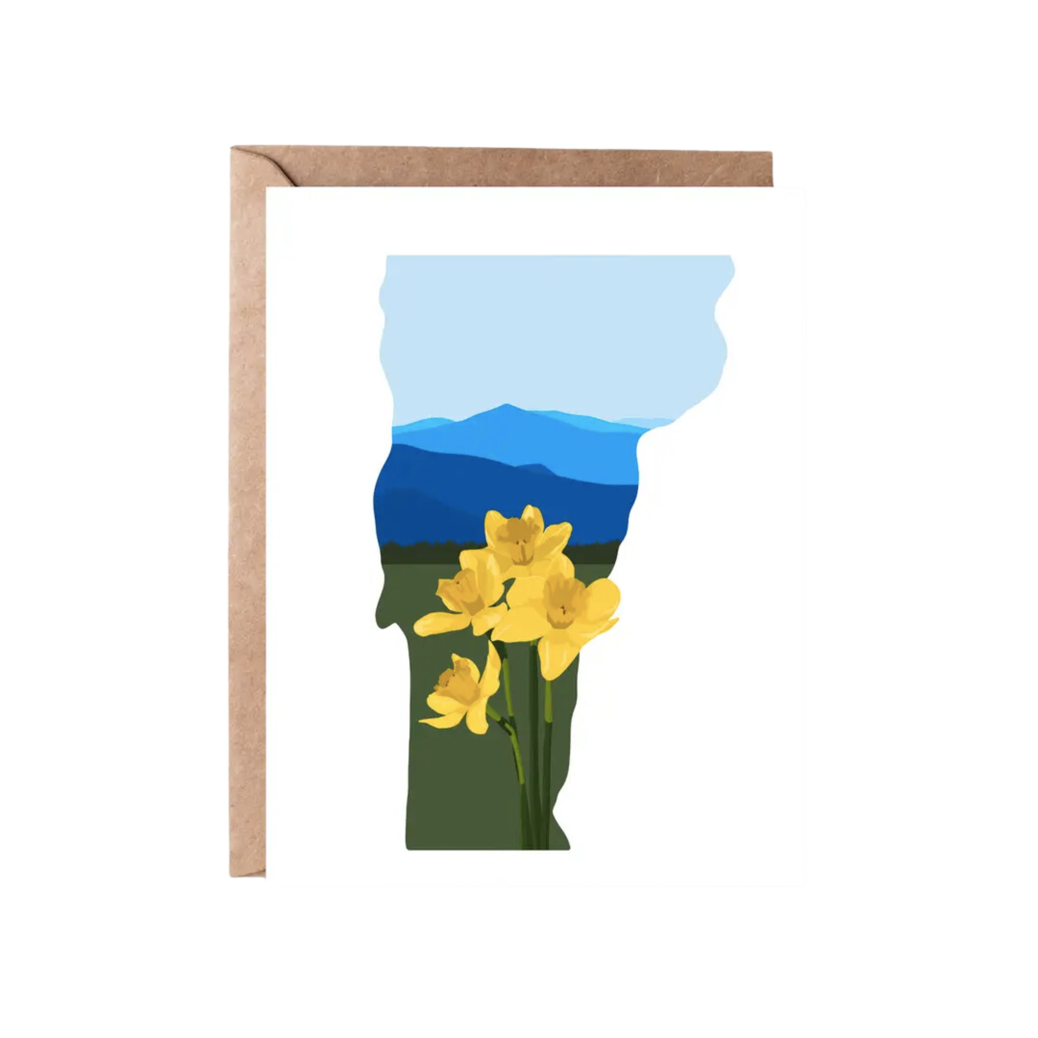 Image of Vermont Daffodil Greeting Card