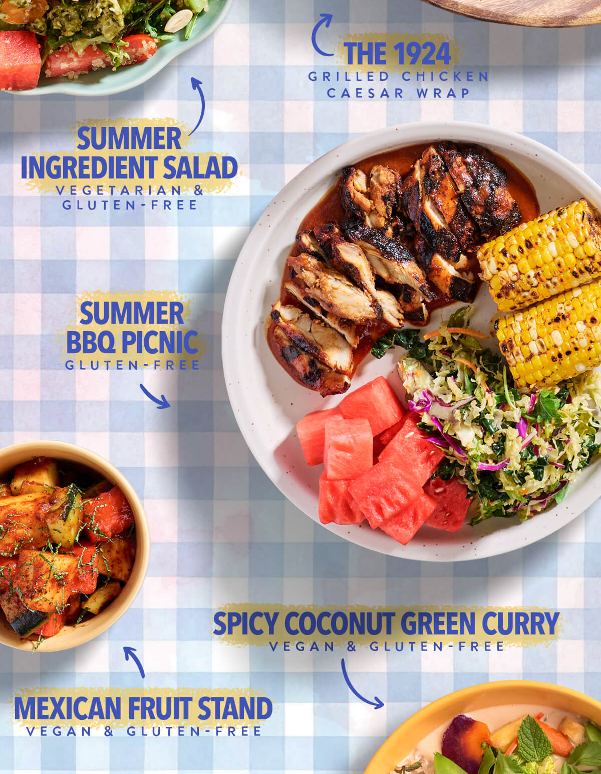 Summer Menu Items