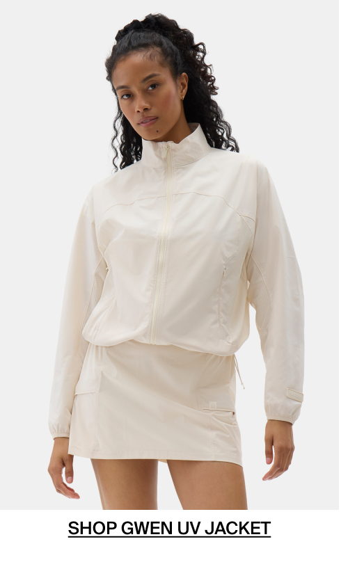 Shop GwenUV™ Jacket in Oat Milk