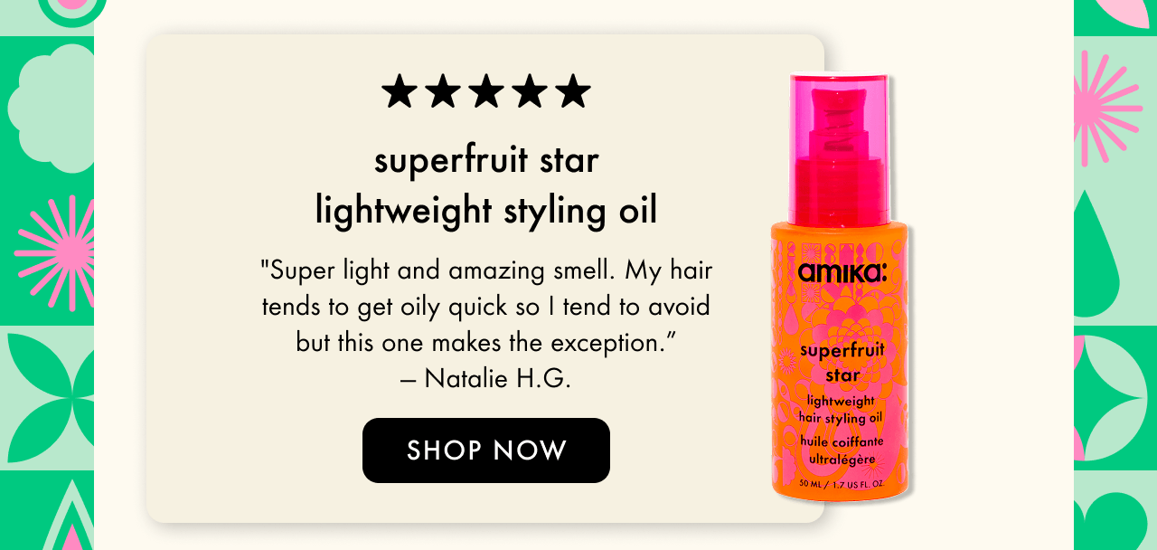 shop superfruit star lightweight hair oil