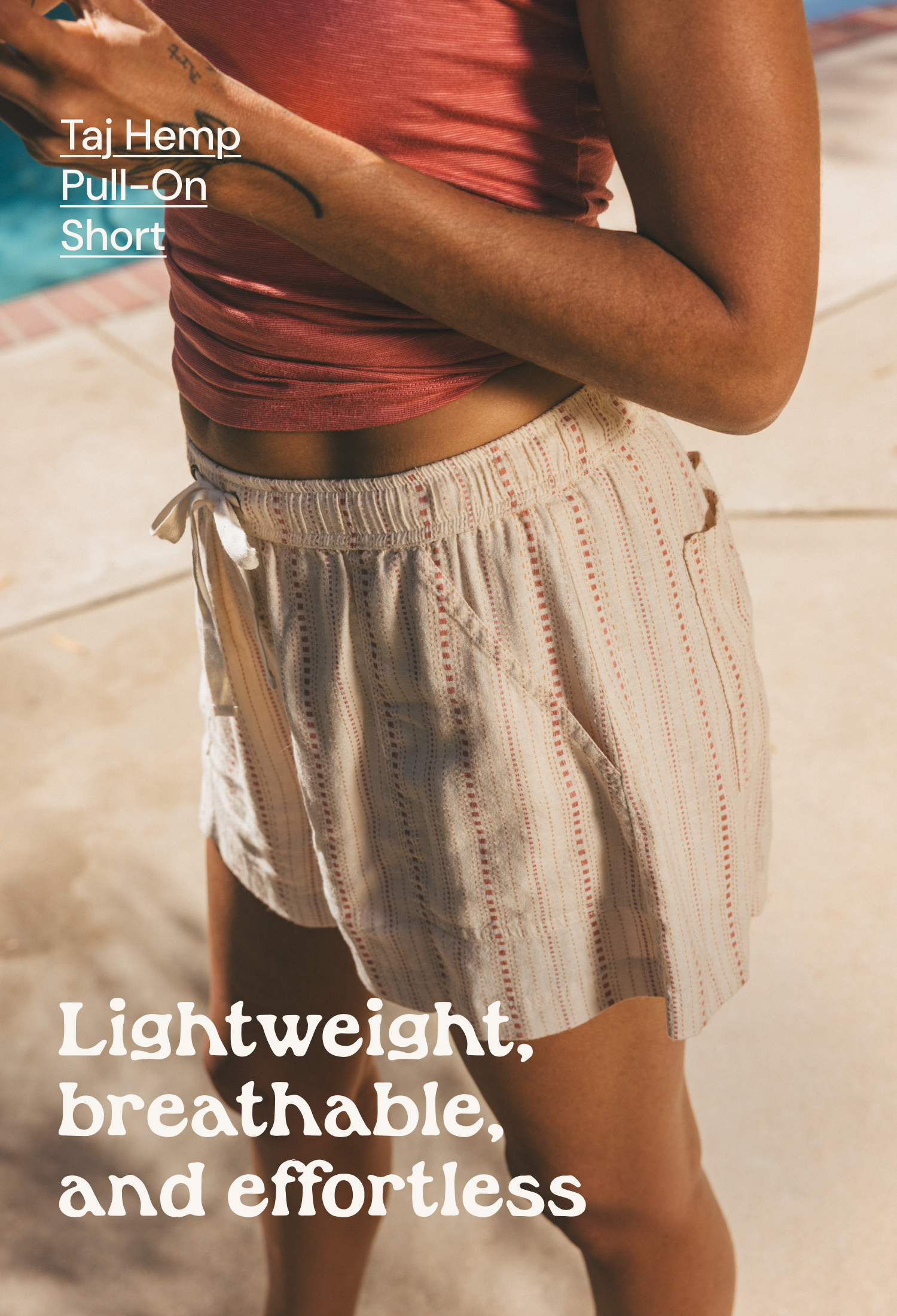 Taj Hemp Pull-On Short