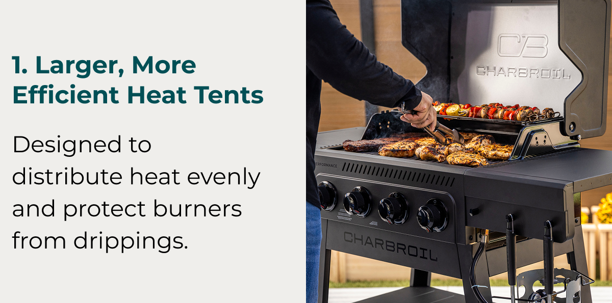 1. Larger, More Efficient Heat Tents
