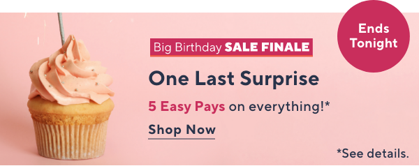BIRTHDAY SALE