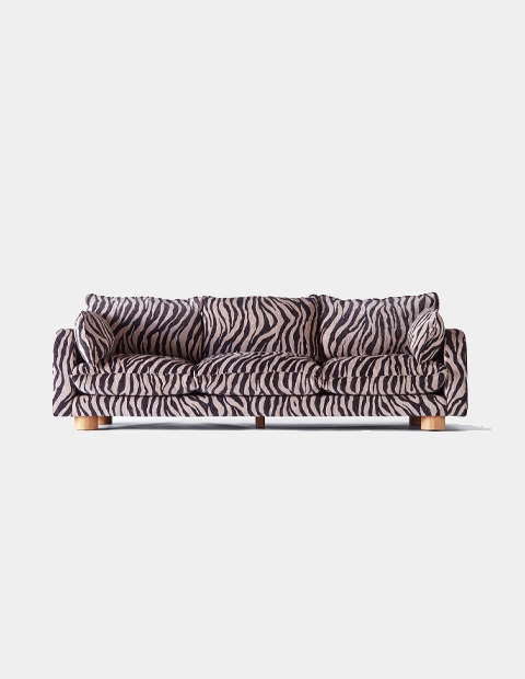 Zebra Sofa by Dusty Deco