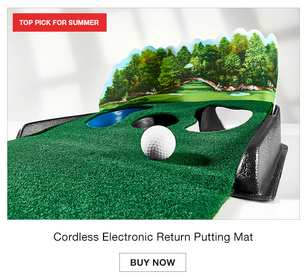 Cordless Electronic Return Putting Mat