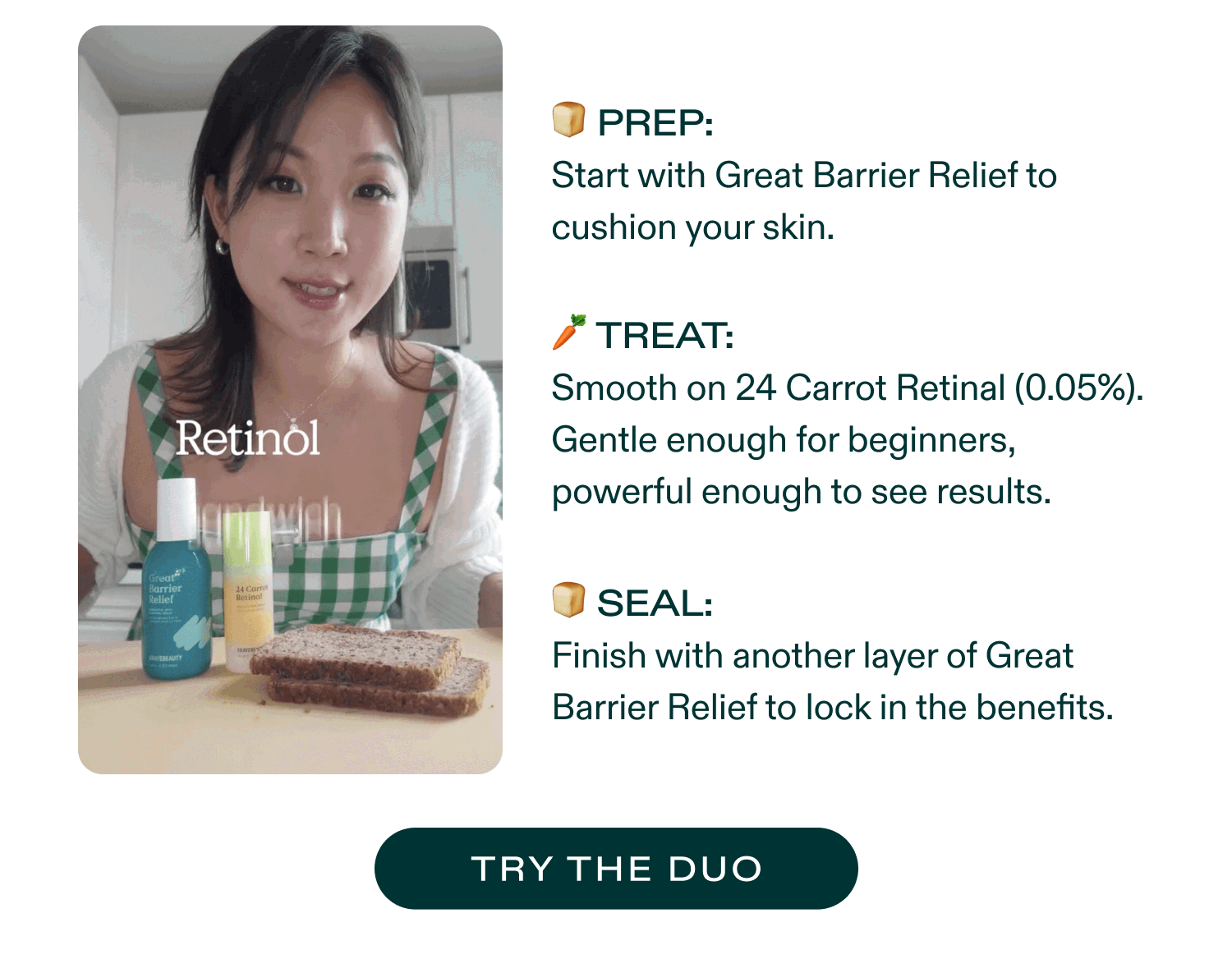 The Retinal Sandwich