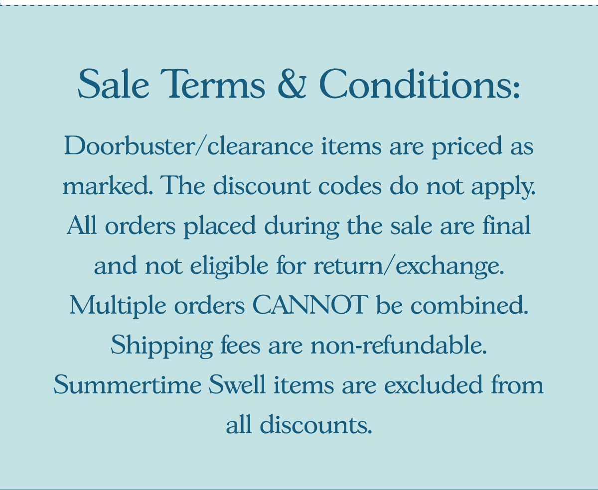 Sale Terms & Conditions