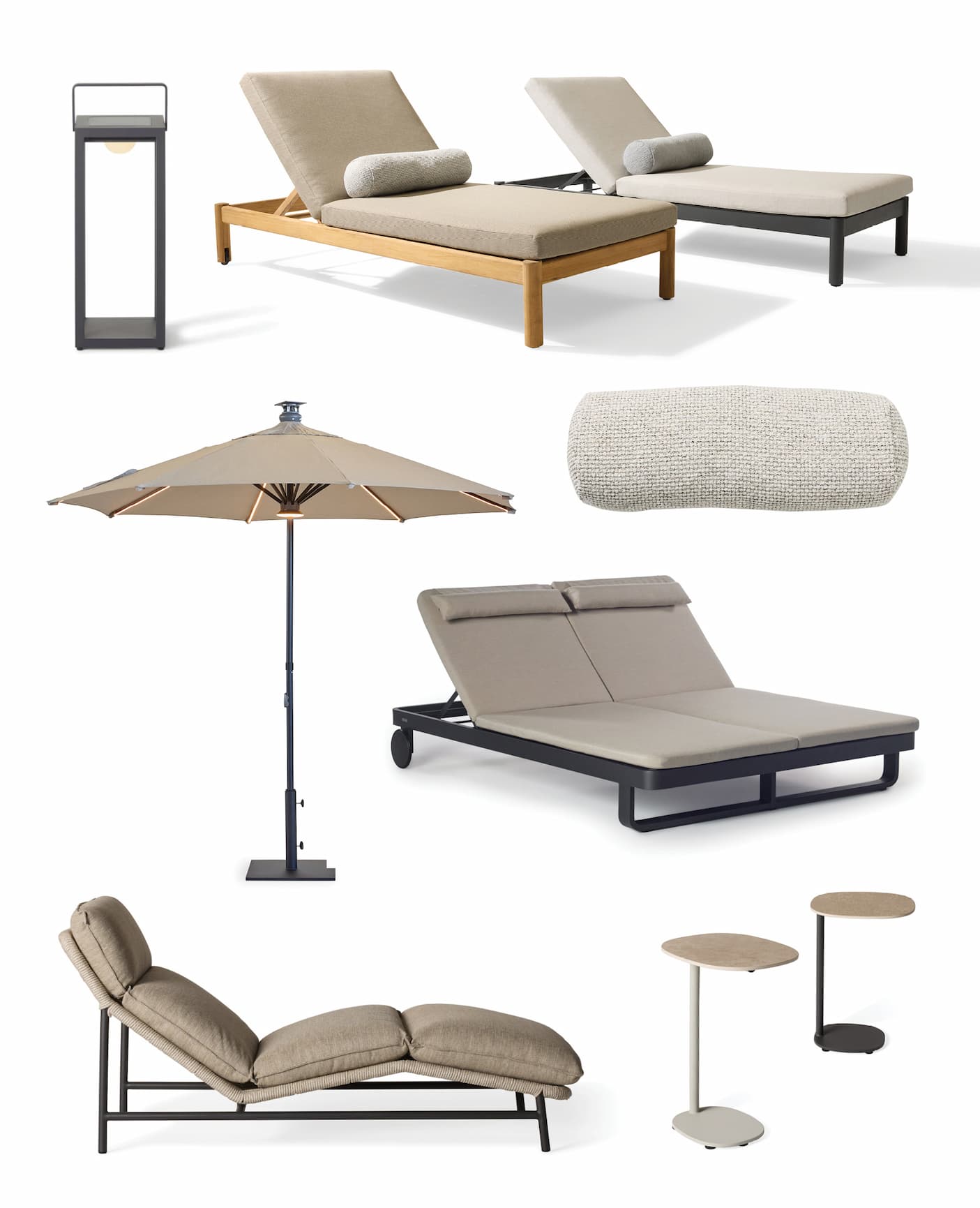 Product Collage for Poolside Edity