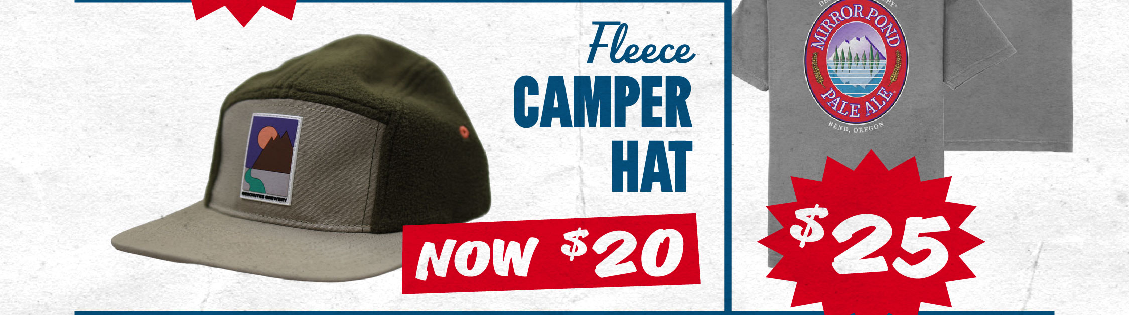 Fleece camper hat now $20