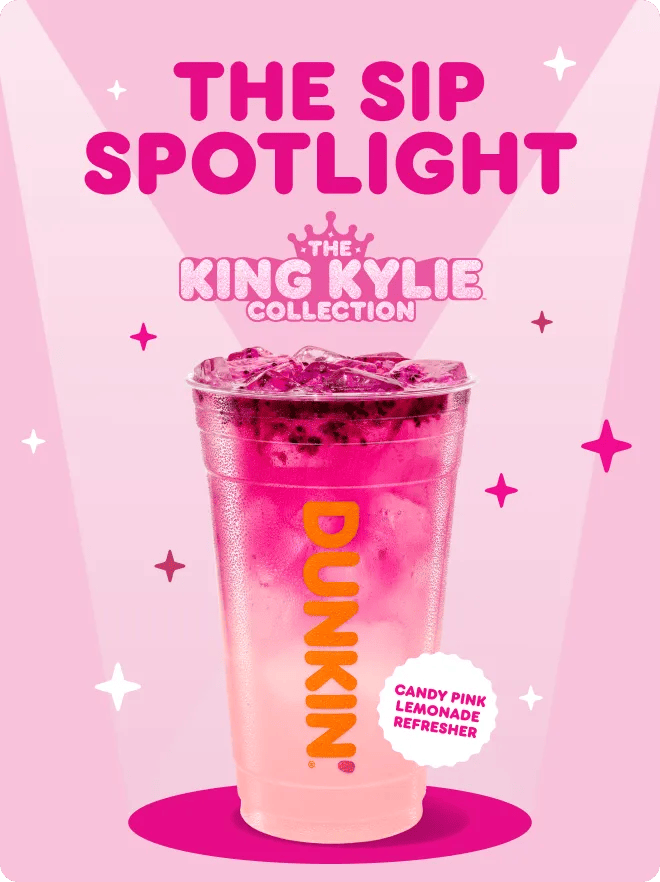 The Sip Spotlight. The King Kyle Collection. Candy Pink Lemonade  Refresher