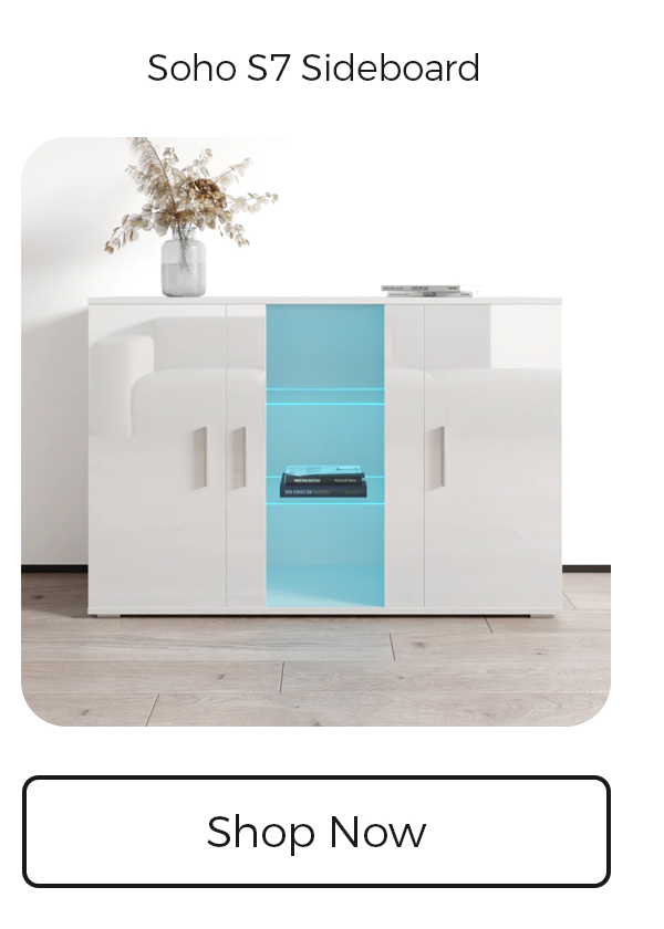 Soho S7 Sideboard (White)