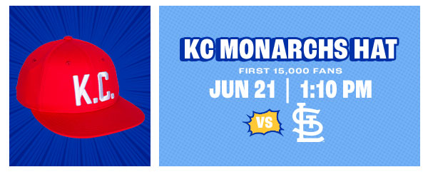 KC Monarchs Hat - June 21 - Get Tickets