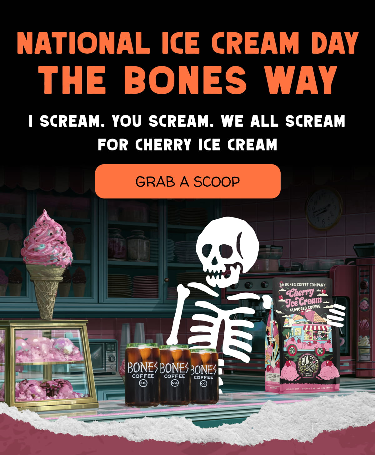 National Ice Cream Day - The Bones Way