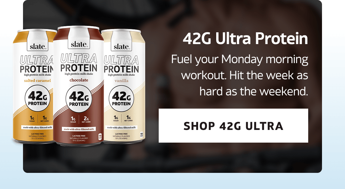 Fuel your Monday morning workout. Hit the week as hard as the weekend. | SHOP 42G