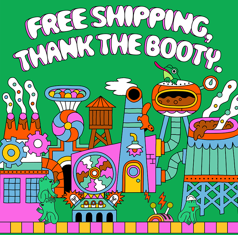 FREE SHIPPING, THANK THE BOOTY.