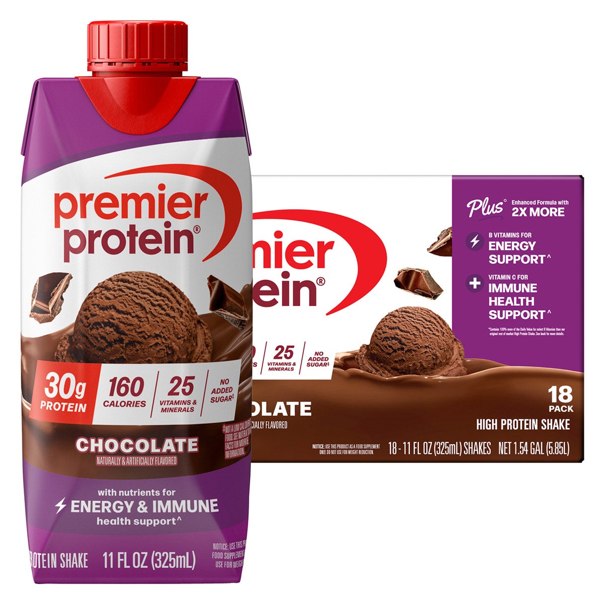 Premier 30g Protein PLUS Energy and Immune Support Shakes