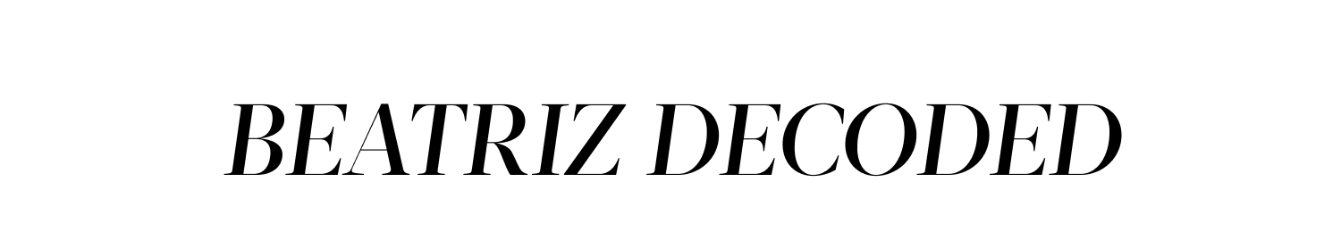 Beatriz Decoded