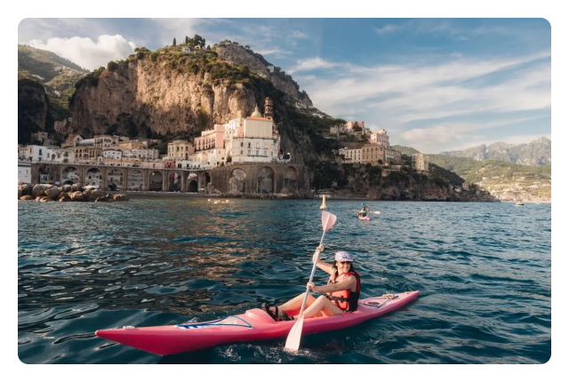 Kayak along the Amalfi Coast