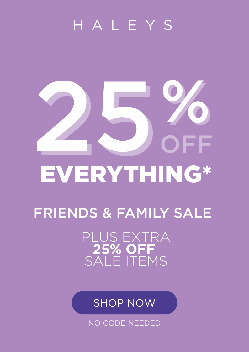 25% Off Everything Plus an extra 25% Off sale items. No code needed.