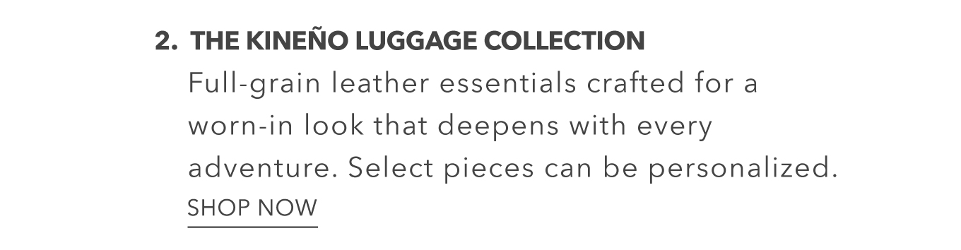 KINENO LUGGAGE COLLECTION