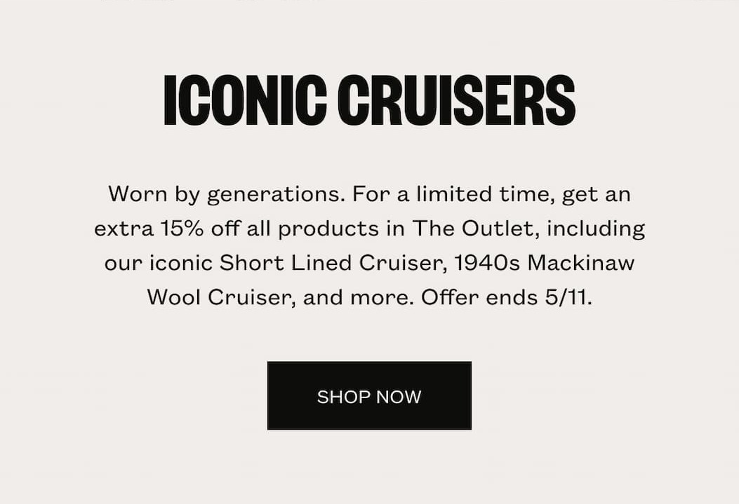 The Outlet - Extra 15% Off
