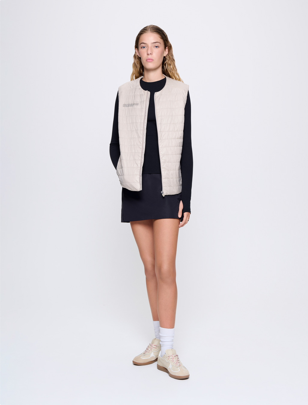 Flower-Warmth Lite Gilet - Wheat Beige