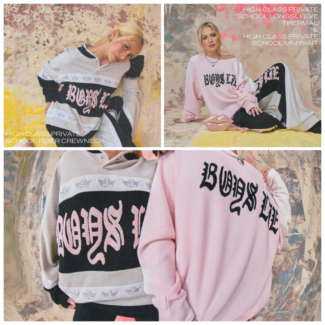 HIGH CLASS PRIVATE SCHOOL LONGSLEEVE & MM PANT