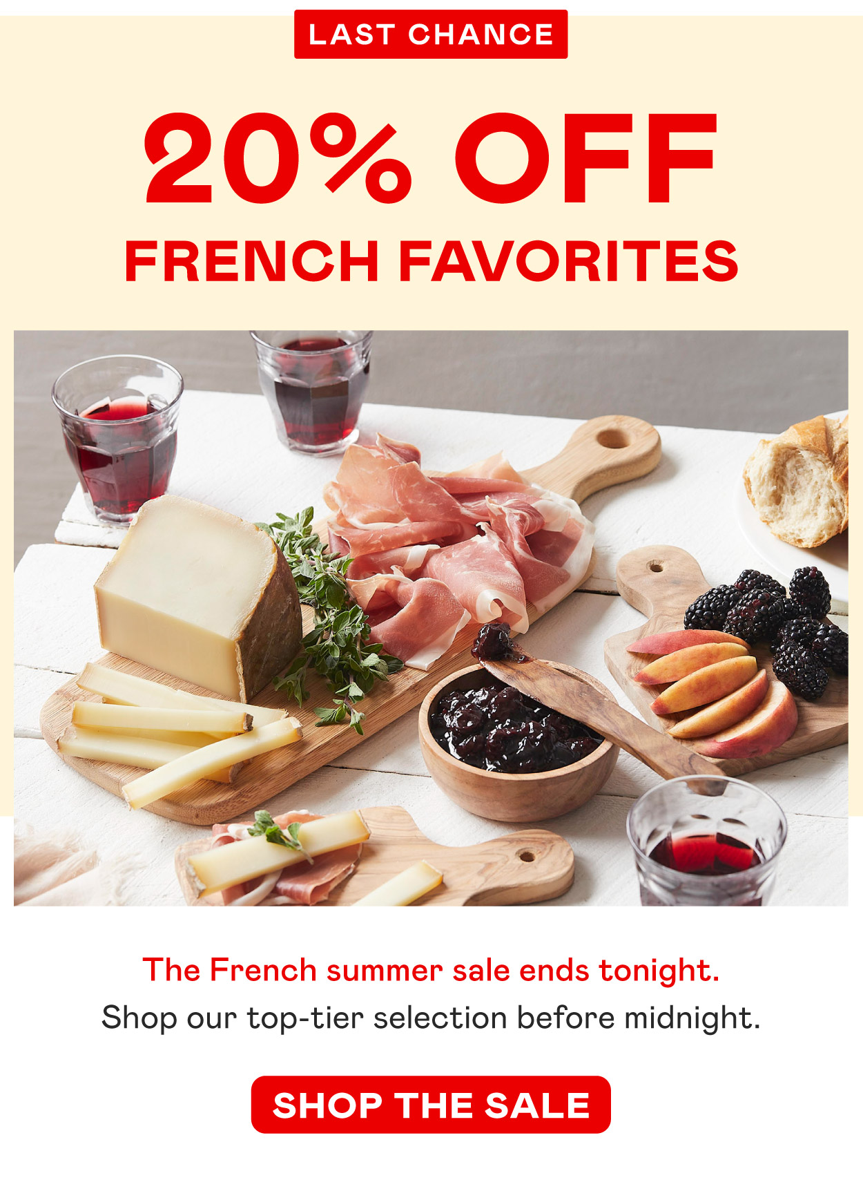 20% Off French Favorites​