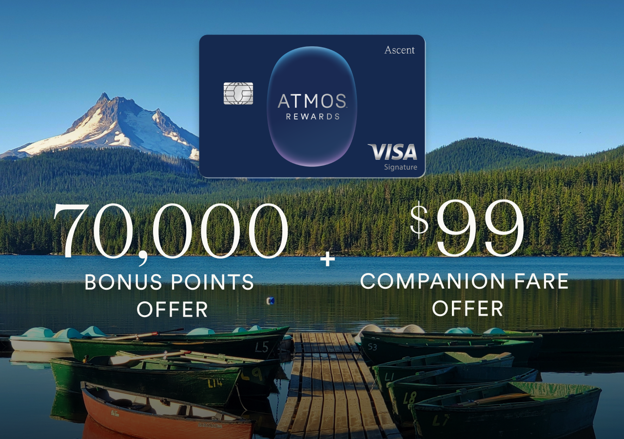 70,000 bonus points offer plus $99 companion fare offer