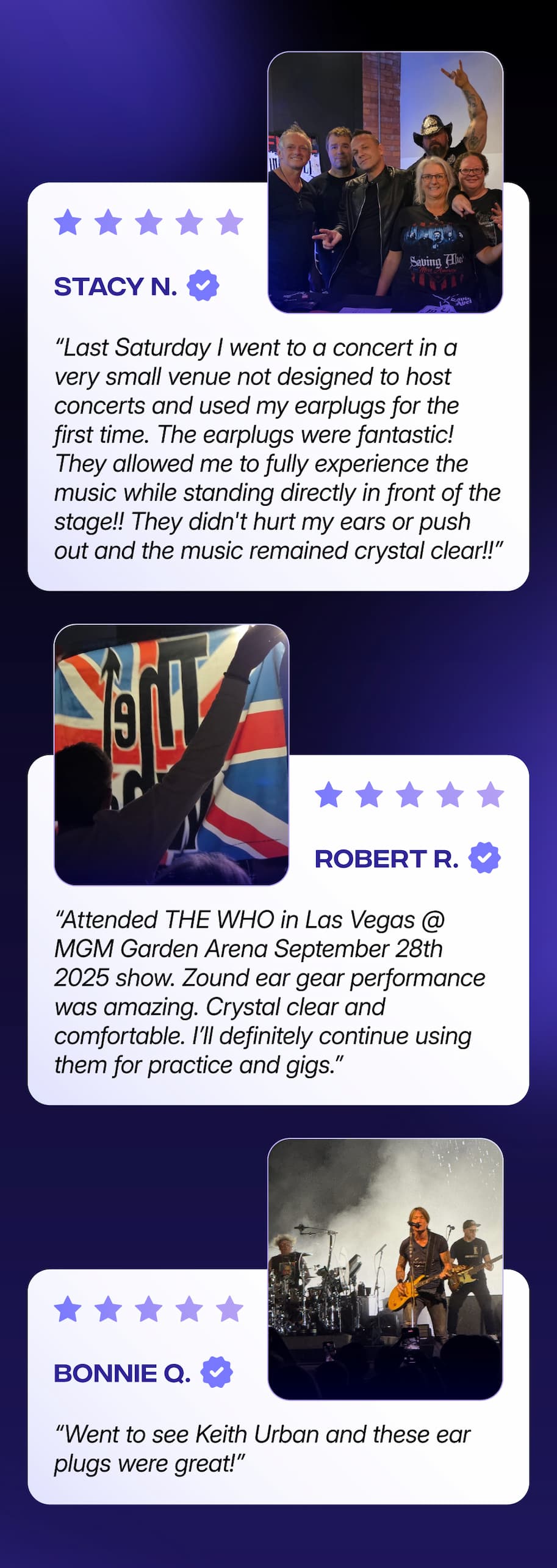 Verified Reviews